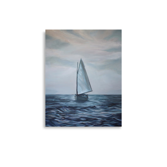 Homeward Bound coastal landscape art print by Ellie Antonacci, giclée reproduction