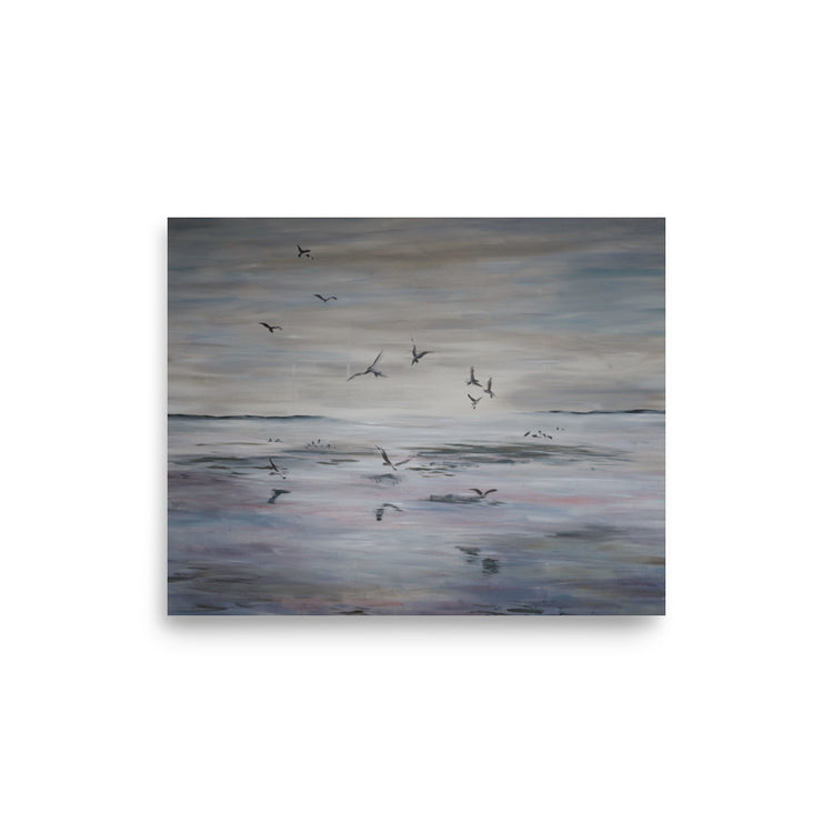 Tidal Flight coastal art print by Ellie Antonacci, giclée reproduction